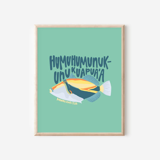 'Hawaiian State Fish' Print