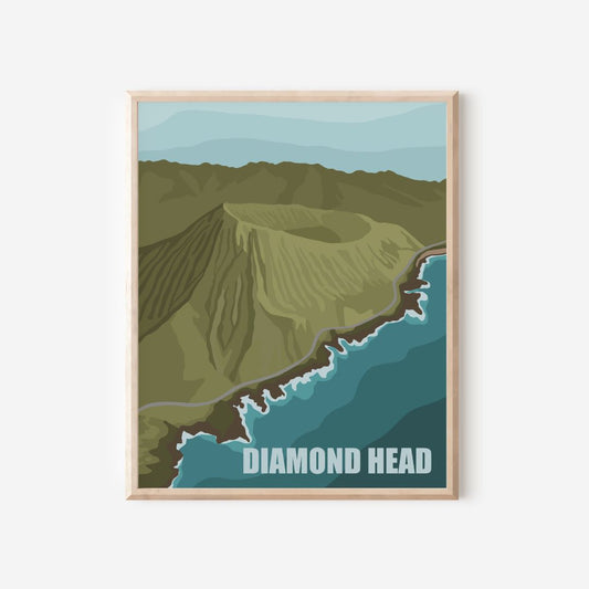 'Diamond Head' Print