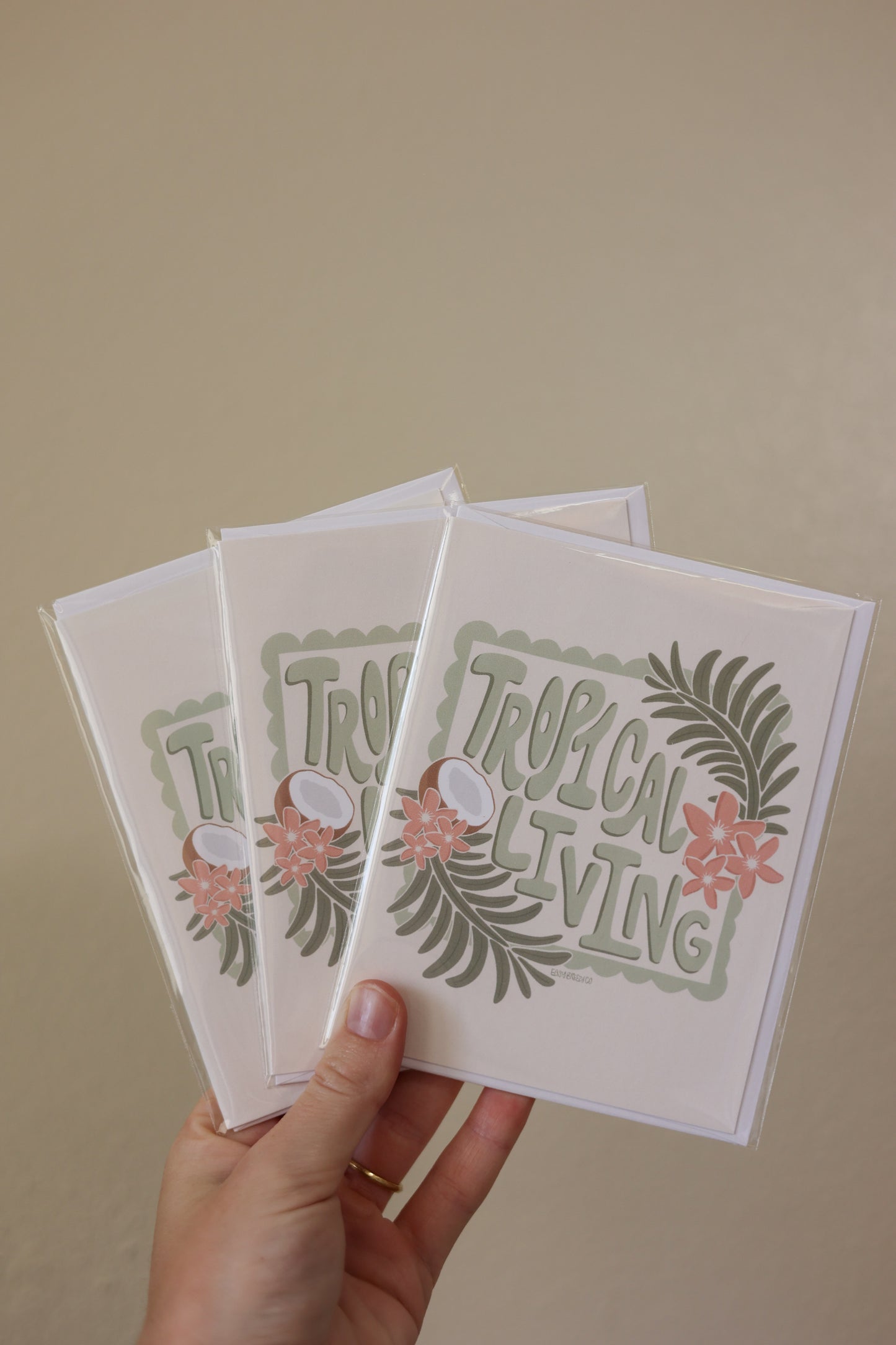 Tropical Living Greeting Card