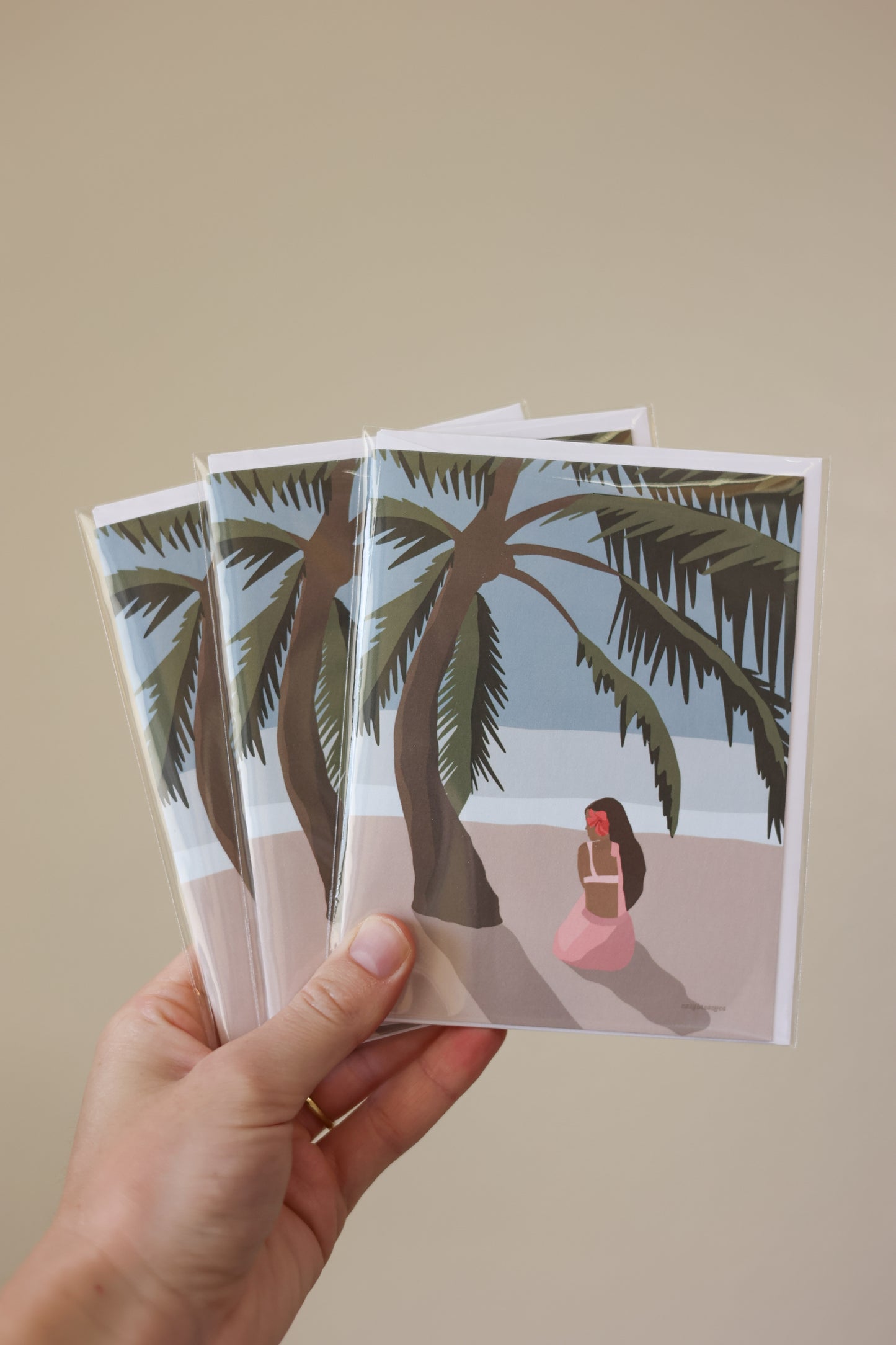 Hawaiian Princess Greeting Card