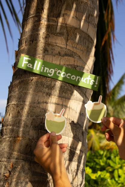 'Exotic Coconut' Sticker