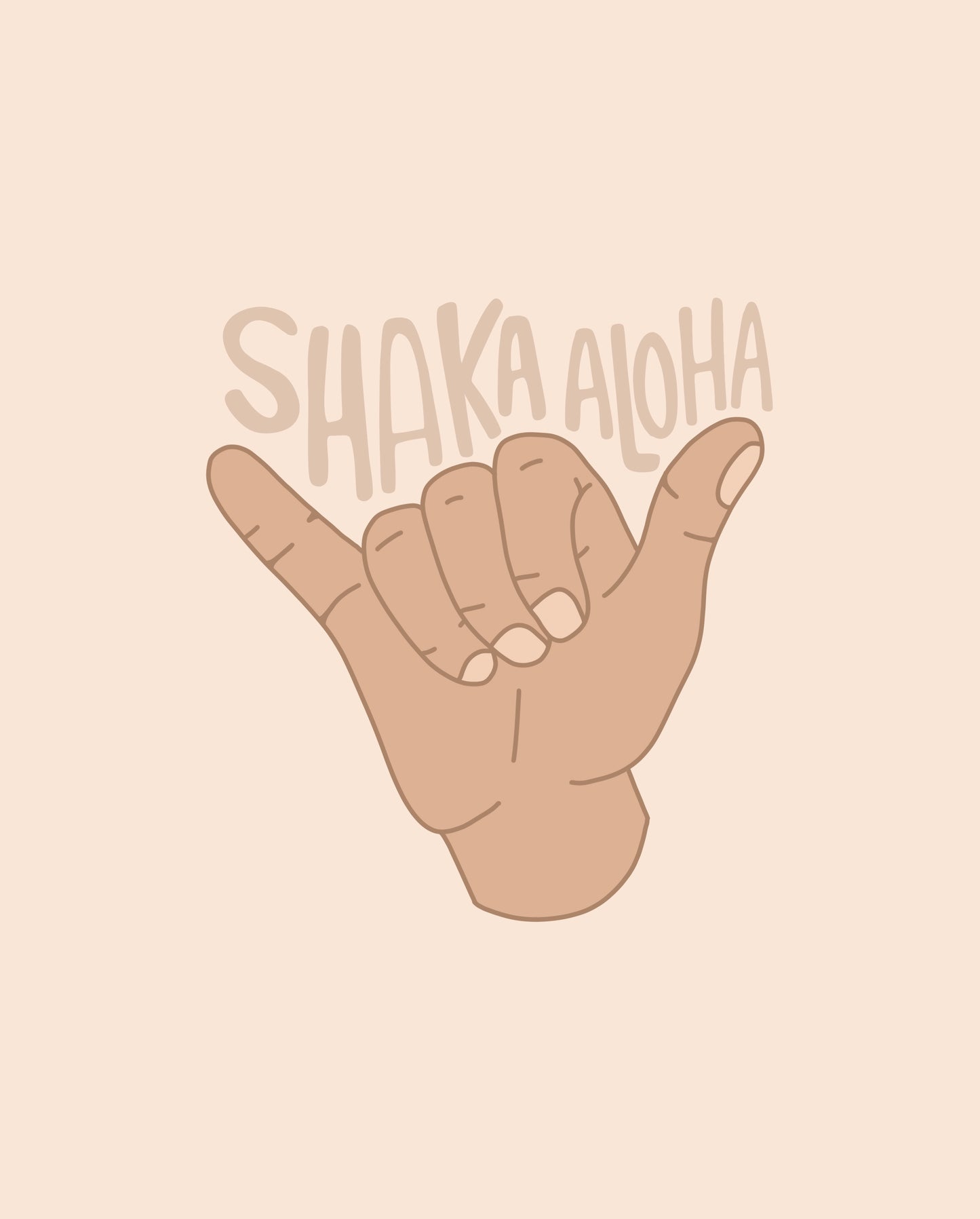'Shaka Aloha' Print