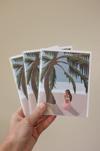 Hawaiian Princess Greeting Card
