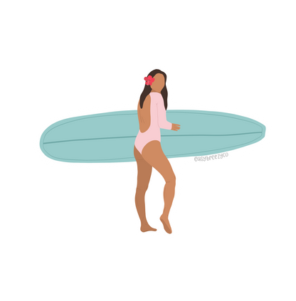 'Surfer' Sticker