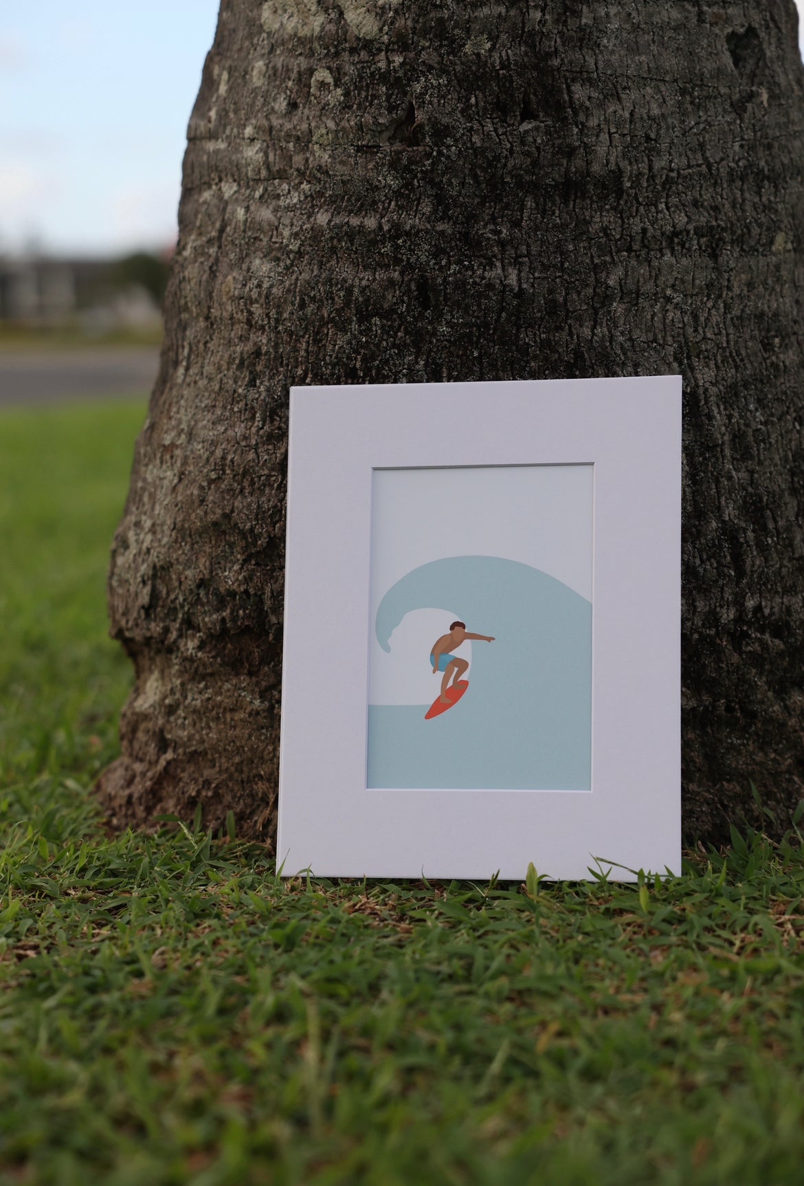 'Tropical Surfing' Print