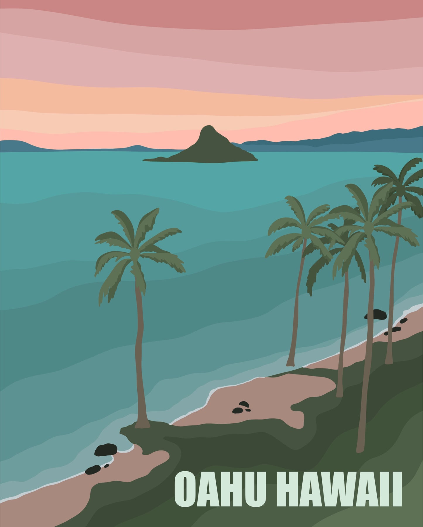 'Chinaman's Hat' Print